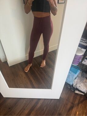 lululemon athletica High-Rise Leggings in Burgundy